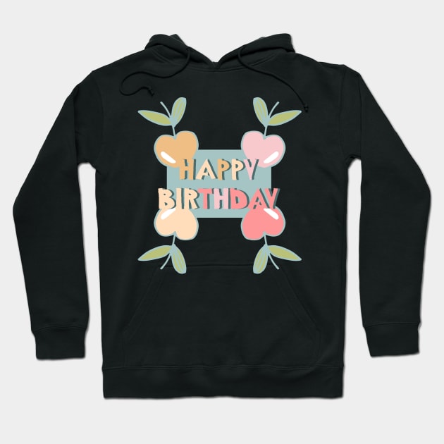 Happy Birthday Apple Hoodie by artverich